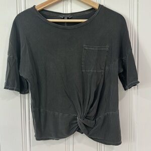 Lucky Brand Twist Front T Shirt